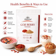 Load image into Gallery viewer, VitaLuma Goji Berry Powder 100g
