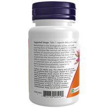 Load image into Gallery viewer, NOW Foods Methyl Folate 5,000mcg - 50 Veg Capsules
