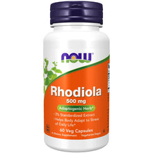 Load image into Gallery viewer, NOW Foods Rhodiola 500mg - 60 Veg Capsules