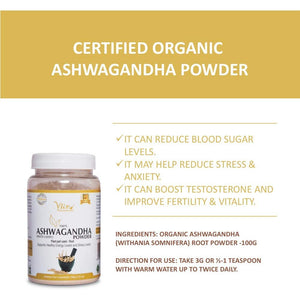 Ashwagandha powder - Premium Grade - Zencare