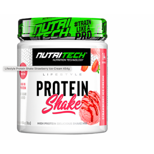 Nutritech Protein Shake - Strawberry Ice-Cream Flavour - Zencare