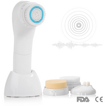 Load image into Gallery viewer, Sonic skin cleansing brush - 4 in 1 - Zencare
