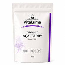 Load image into Gallery viewer, VitaLuma Organic Acai Berry Powder 100g
