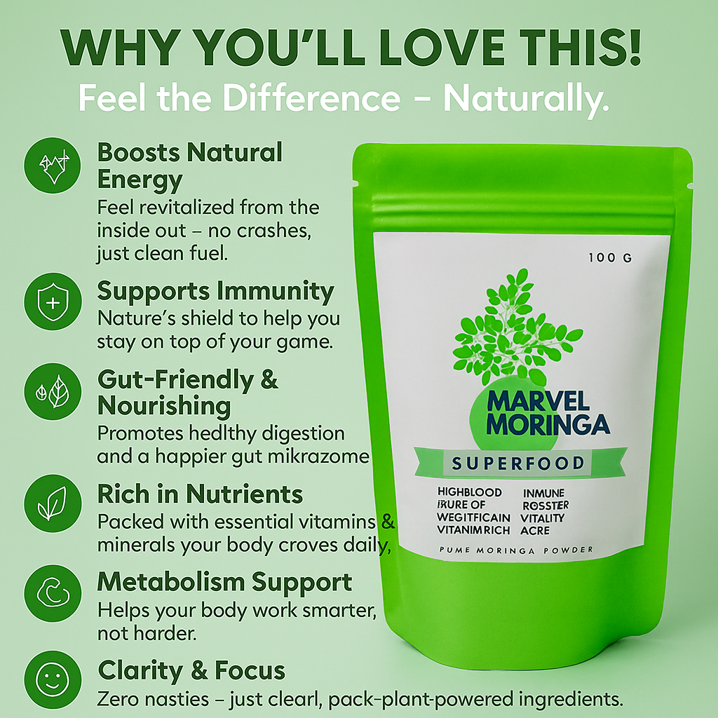 Marvelo moringa powder-100g – Zencare