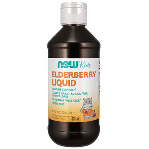 NOW Foods Elderberry Liquid for Kids - 237ml