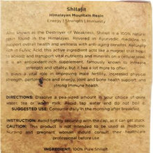 Load image into Gallery viewer, Shilajit - Pure Mountain Resin

